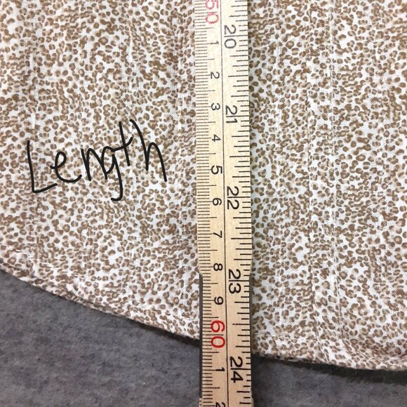 Christopher & Banks Womans Button Down Size Large Roll Tab Sleeve, Pockets - Picture 6 of 8